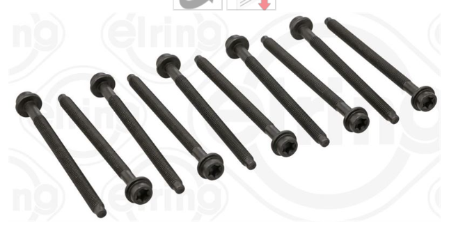 SİLİNDİR KAPAK SAPLAMASI SET 1.25 - 1.4 - 1.6 BENZİNLİ FOCUS - FİESTA