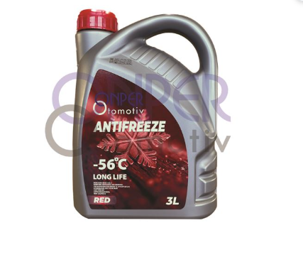 ANTİFRİZ KIRMIZI 3 LT -56 DERECE ( KOLI ADET 6 ) TÜM MODELLER