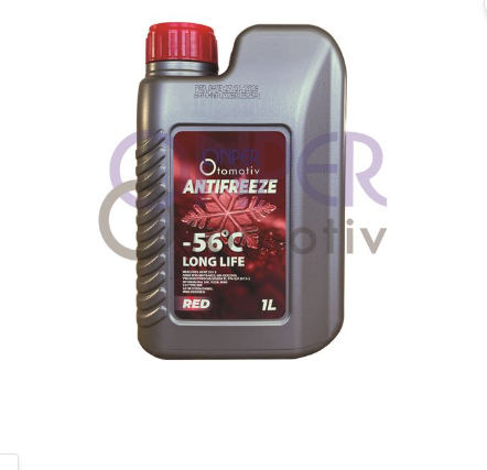 ANTİFRİZ KIRMIZI 1 LT -56 DERECE ( KOLI ADET 12 ) TÜM MODELLER