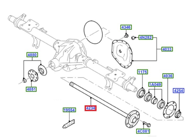 ARKA AKS ÇİFT TEKER TRANSİT V347